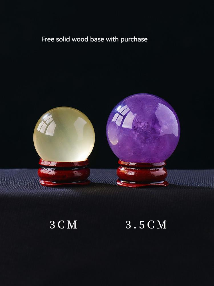 Natural Crystal Sphere Decoration, Raw Ore Grinding, Crystal Sphere, Bedroom Home Furnishing, Office Gift