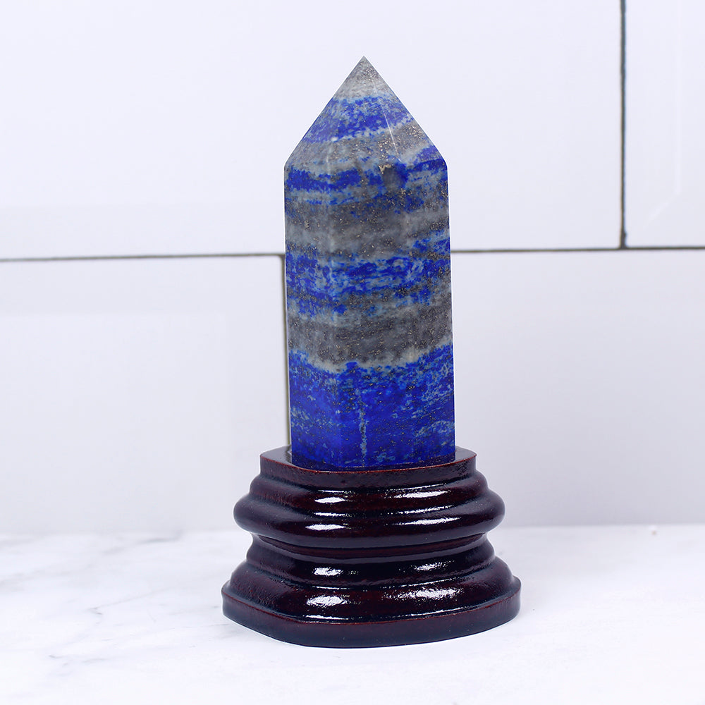 Natural Crystal Hexagonal Single-Pointed Rough, Ore, Crystal Column, Custom-Made Base, Home Decoration