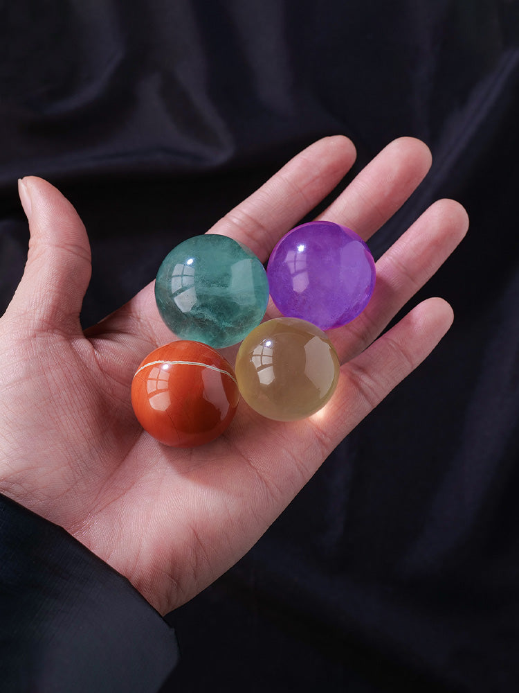 Natural Crystal Sphere Decoration, Raw Ore Grinding, Crystal Sphere, Bedroom Home Furnishing, Office Gift