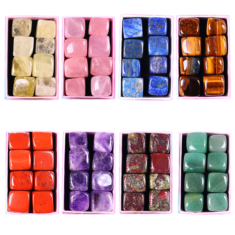 Natural crystal cubes, specimens, gravel, play, original, stone table decoration, ore 
