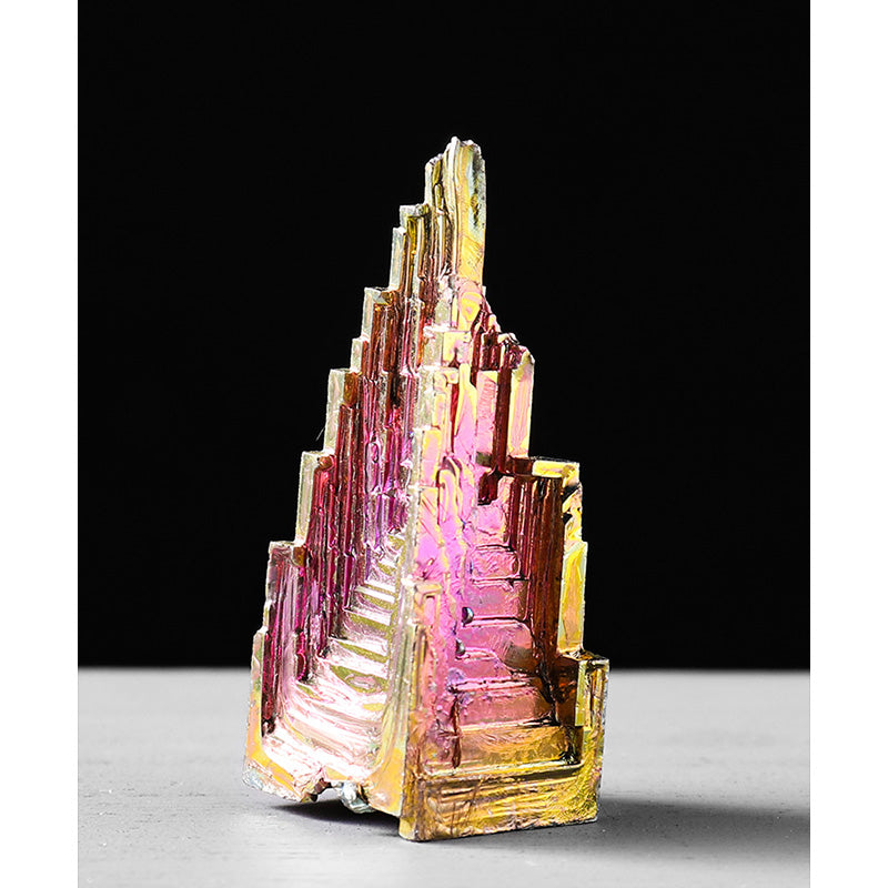 Natural bismuth crystal metal raw ore creative gift collection ornaments children's popular science chemical elements teaching specimens