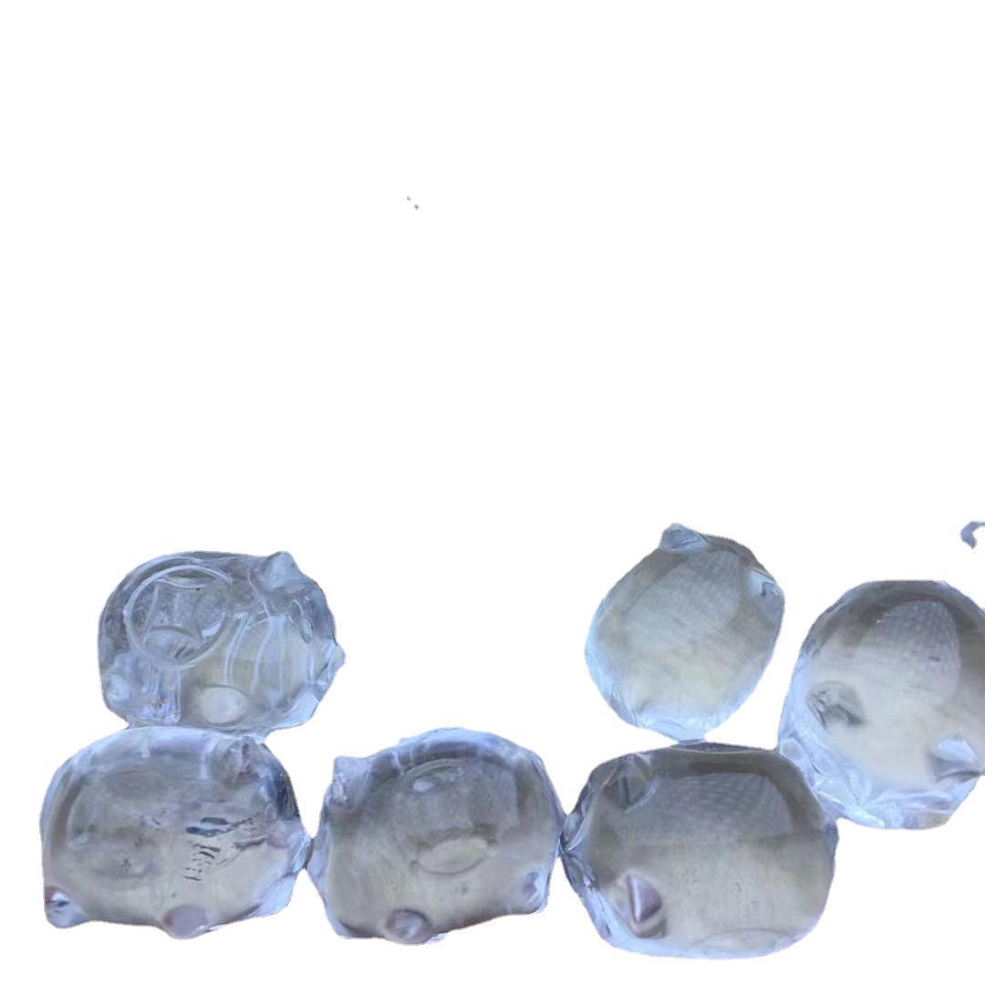 Natural 19.5mm white crystal, pig accessories, ice transparent color, DIY accessory pendant, wholesale and direct sales by manufacturers