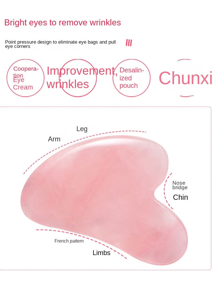 Runyangshi papan mengikis kristal semula jadi jed muka mengikis tablet tendon muka melekat wanita seluruh badan universal 