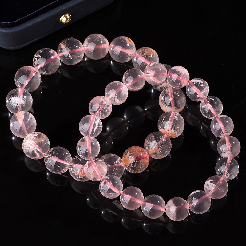 Natural Foundation Snowflake Ghost Bracelet, Female, Cherry Blossom Silk, Mica, Bracelet