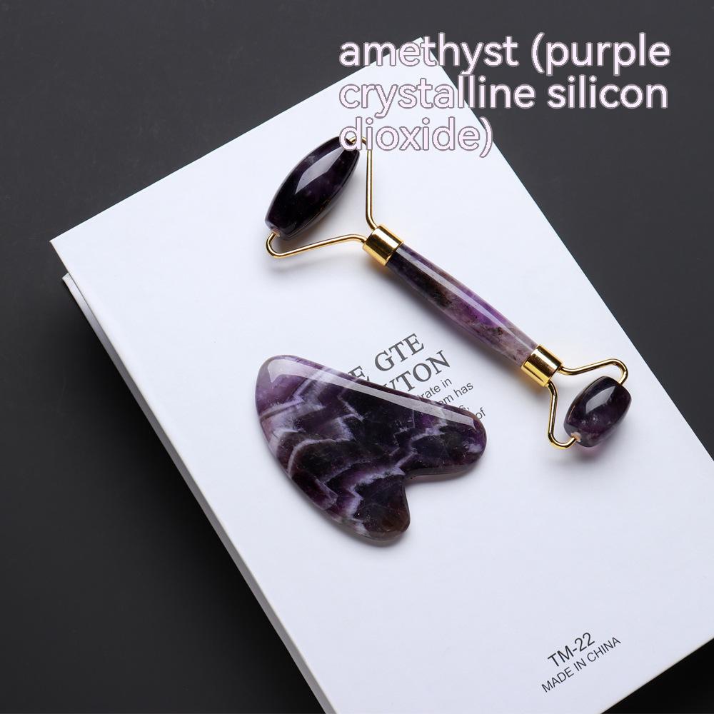 Natural powder crystal scraping board facial beauty special scraping board tendon stick beauty stick facial eye general