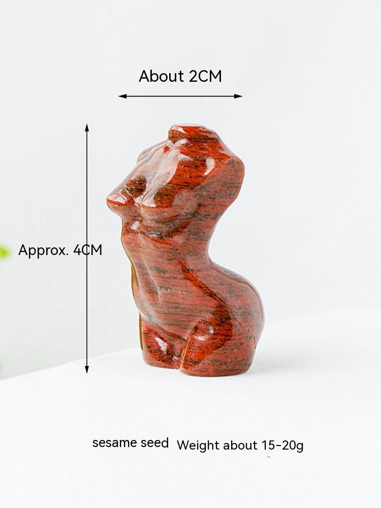Natural obsidian, torso, nude women, models, collections, handicrafts, goddesses with broken wings, body carvings, decorations, knick-knacks 