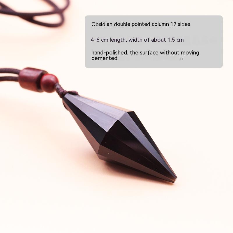 Natural amethyst hexagonal prism, pendant, male and female couple, original stone necklace, pendant, jewelry, gift 