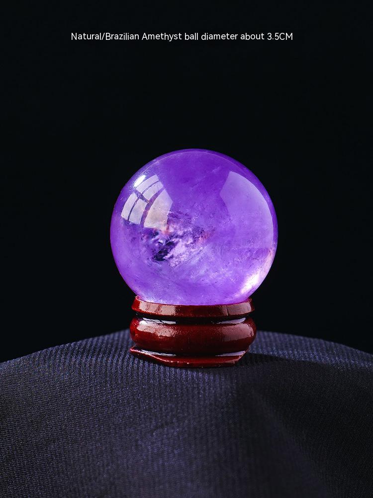 Natural Crystal Sphere Decoration, Raw Ore Grinding, Crystal Sphere, Bedroom Home Furnishing, Office Gift