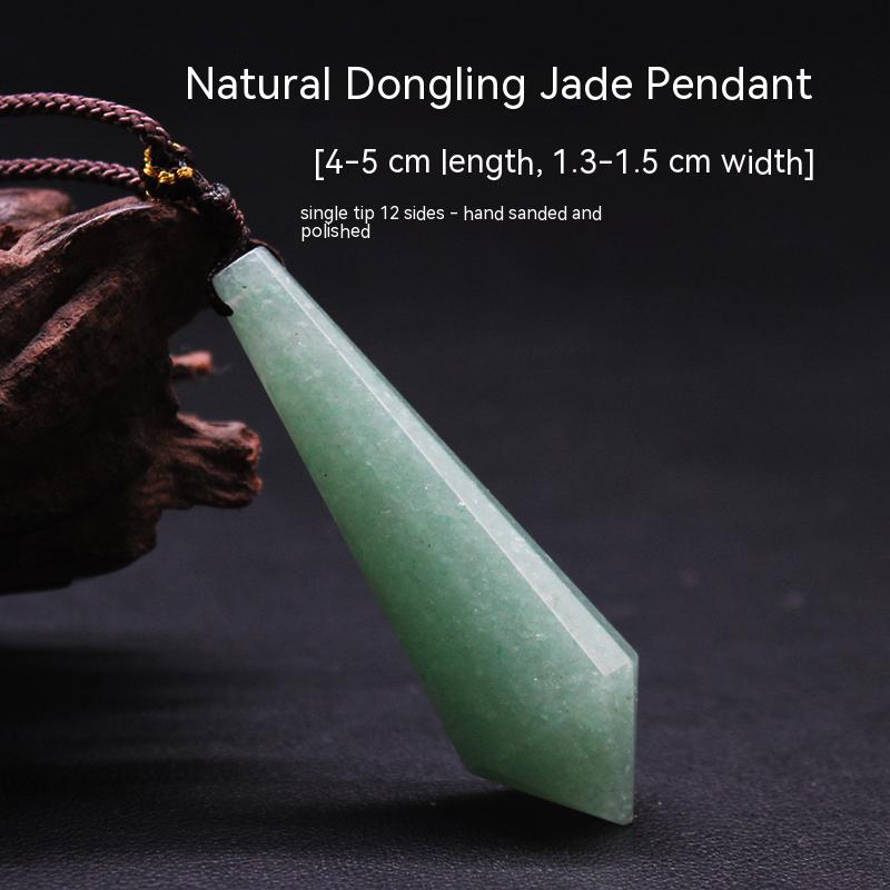 Natural amethyst hexagonal prism, pendant, male and female couple, original stone necklace, pendant, jewelry, gift 