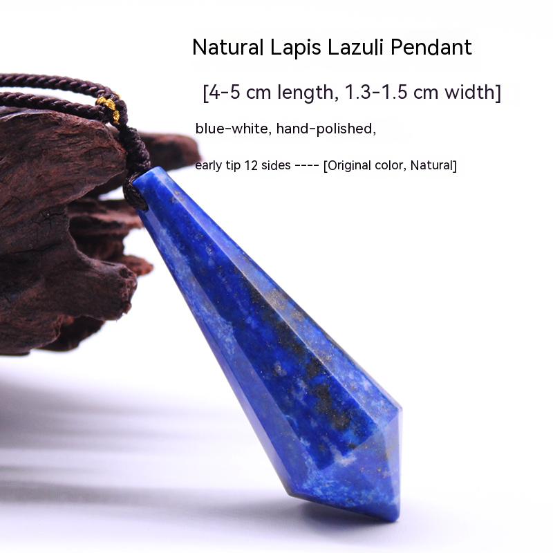 Natural amethyst hexagonal prism, pendant, male and female couple, original stone necklace, pendant, jewelry, gift 