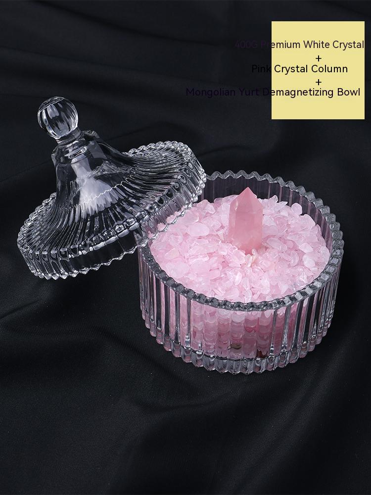 Natural Amethyst, Pink Crystal, White Crystal Gravel, Rough, Ore