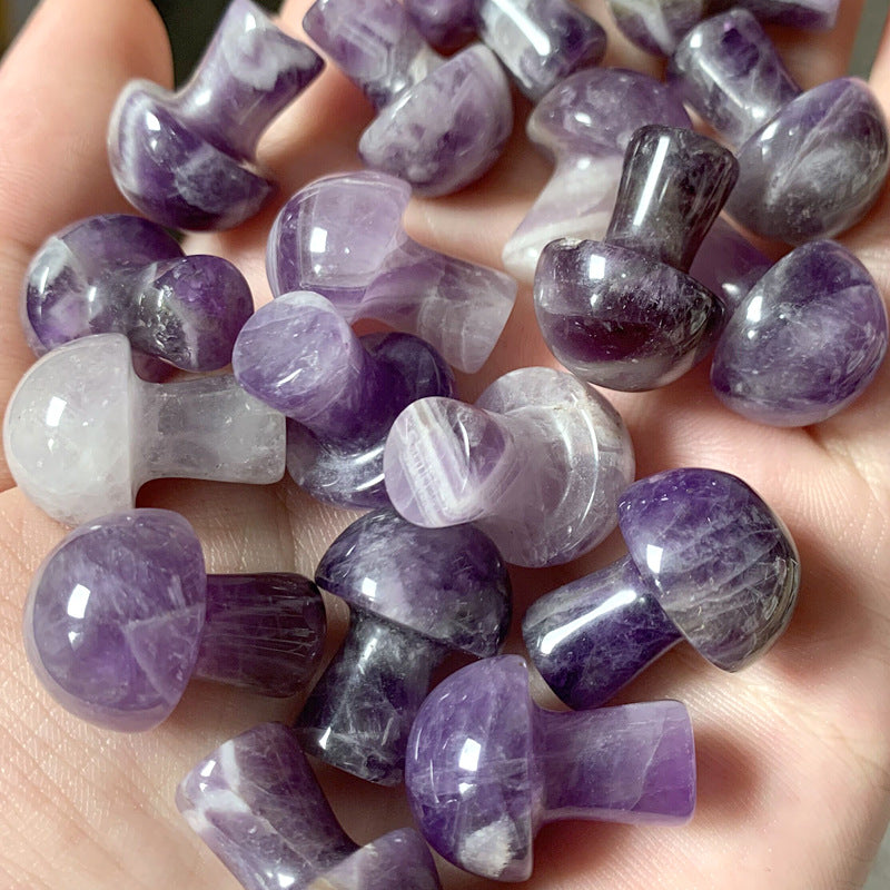 天然水晶,蘑菇,摆件,小蘑菇,水晶,工艺品,微景观,摆件,装饰品