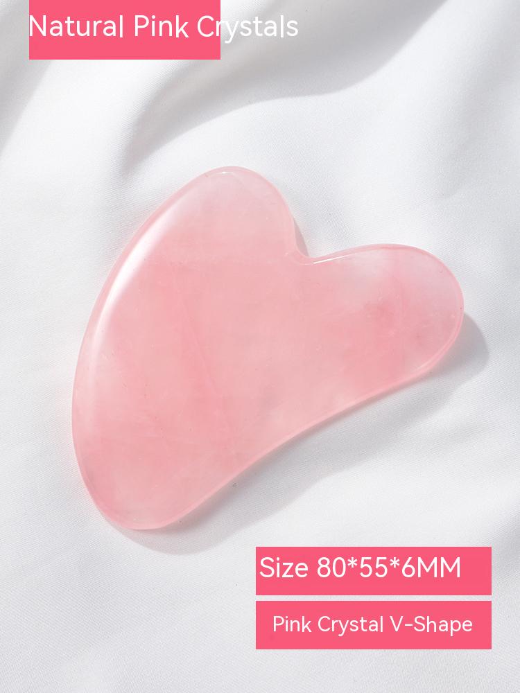 Natural powder crystal scraping board facial beauty special scraping board tendon stick beauty stick facial eye general