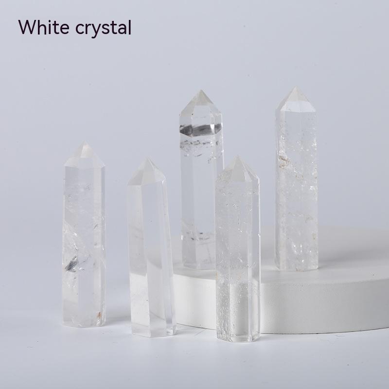 天然水晶柱 ,六棱单尖柱,多种材质,原石,打磨,抛光,水晶柱