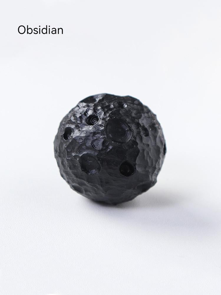 Natural Crystal, Electroplating, Lunar Meteorite, Model, Popular Science, Ore, Specimen, Rough, Decoration, Hand-Polished, Palm 