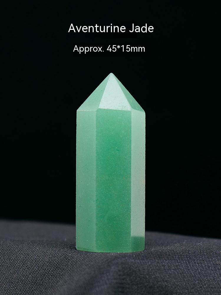 Natural Crystal Rough, Standard Rose Quartz, Citrine, Cairngorm And Amethyst Column, Decoration, Home Furnishing, Landscaping, Degaussing, Hexagonal, Single-Pointed Column