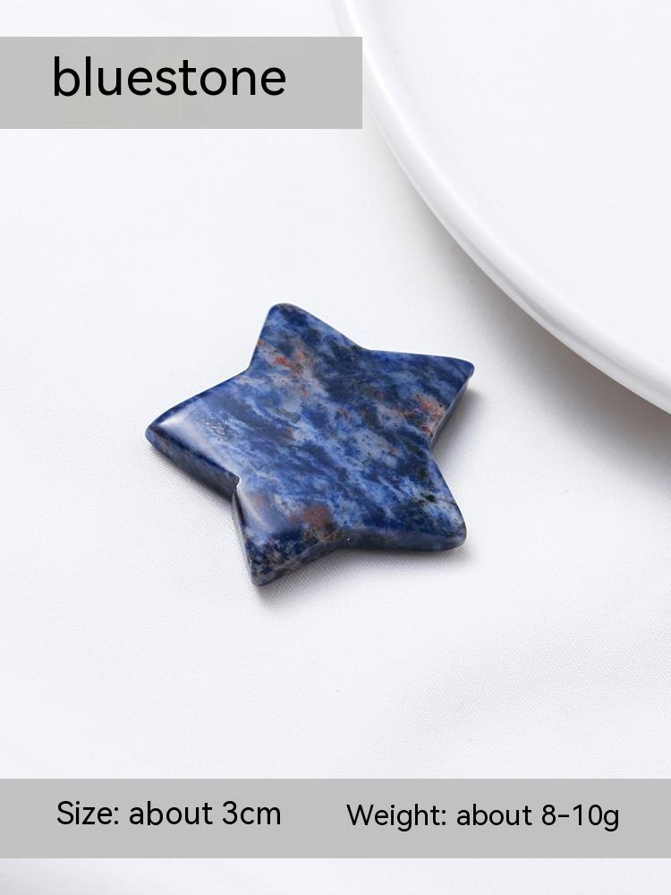 Kristal putih asli, bintang berbucu lima, loket batu kosong tidak berliang, kristal merah jambu, aksesori DIY, bintang, batu separa berharga, kalung wanita, loket 