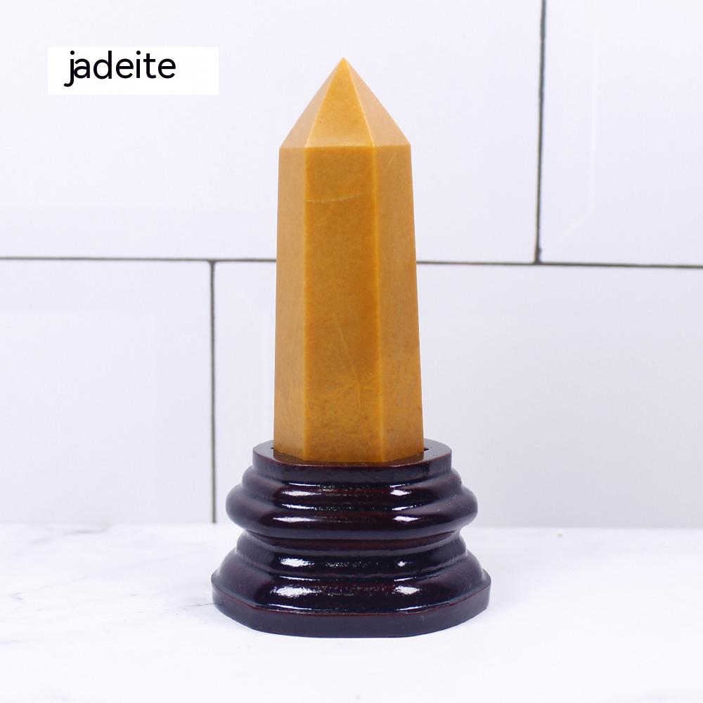 Natural Crystal Hexagonal Single-Pointed Rough, Ore, Crystal Column, Custom-Made Base, Home Decoration