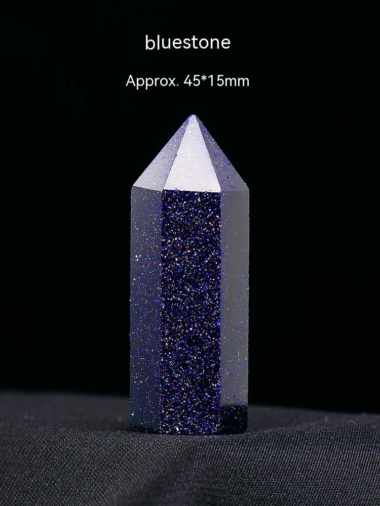 Natural Crystal Rough, Standard Rose Quartz, Citrine, Cairngorm And Amethyst Column, Decoration, Home Furnishing, Landscaping, Degaussing, Hexagonal, Single-Pointed Column