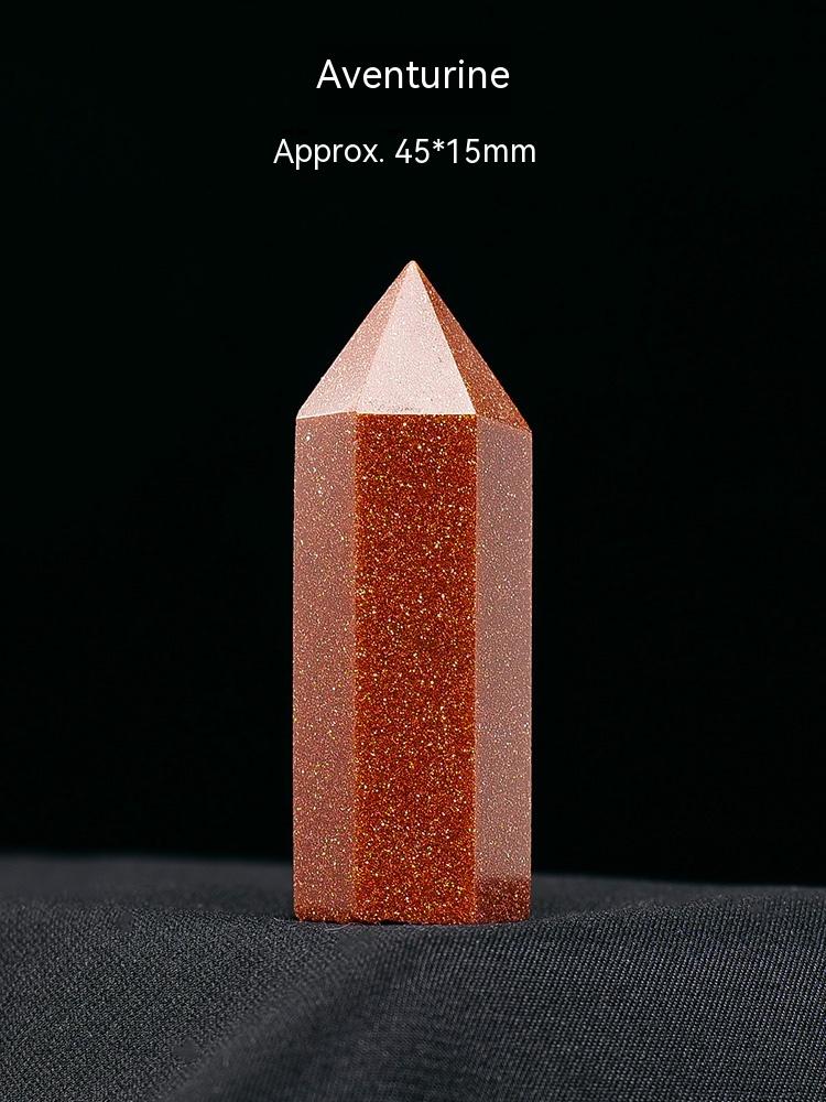 Natural Crystal Rough, Standard Rose Quartz, Citrine, Cairngorm And Amethyst Column, Decoration, Home Furnishing, Landscaping, Degaussing, Hexagonal, Single-Pointed Column