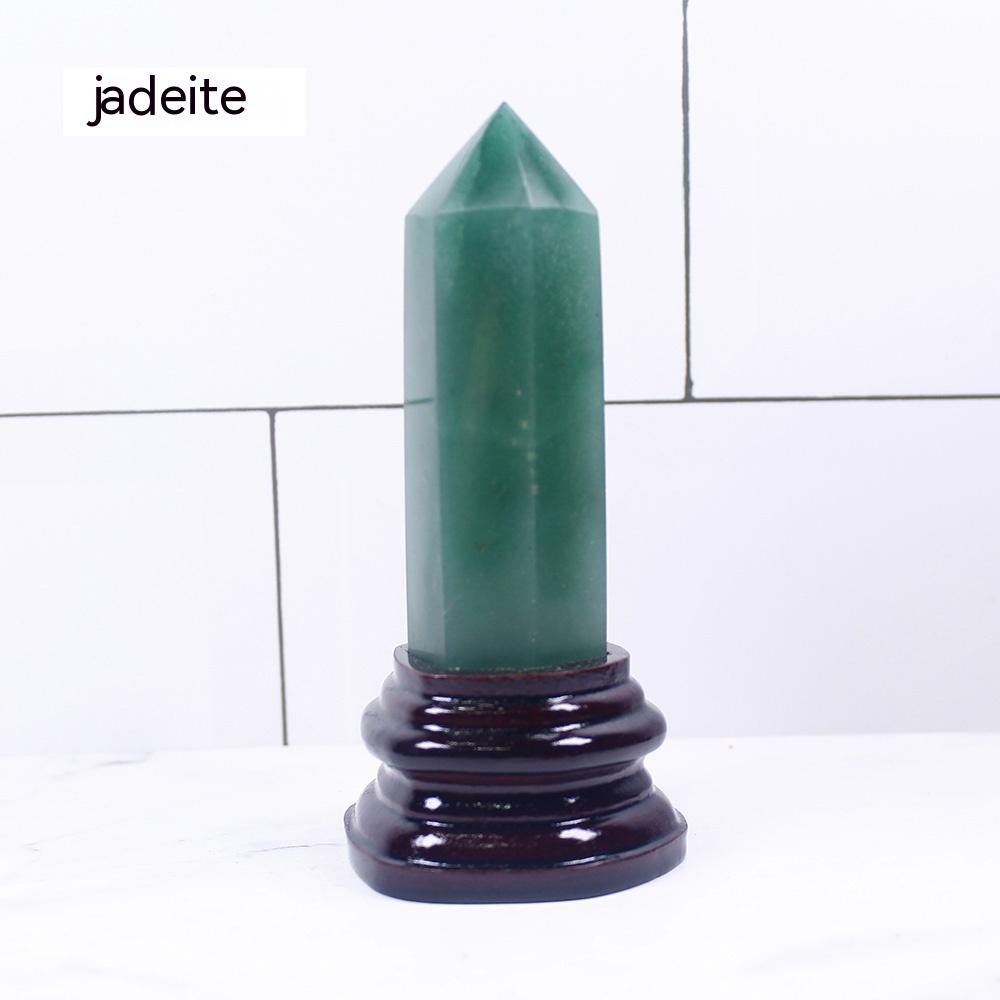 Natural Crystal Hexagonal Single-Pointed Rough, Ore, Crystal Column, Custom-Made Base, Home Decoration