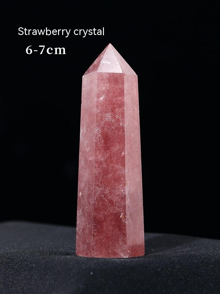 Natural Crystal Rough, Hexagonal Prism, Single-Pointed Clear Quartz, Amethyst, Rose Quartz And Citrine Column, Crystal, Ore Specimen, Degaussing And Purification, Decoration