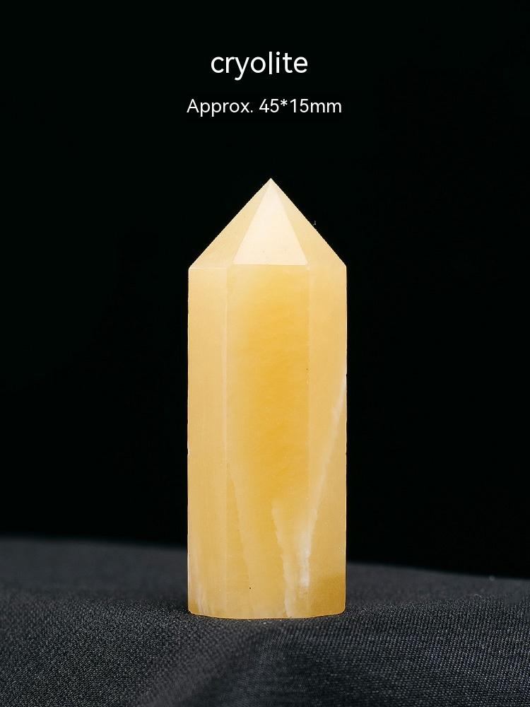 Natural Crystal Rough, Standard Rose Quartz, Citrine, Cairngorm And Amethyst Column, Decoration, Home Furnishing, Landscaping, Degaussing, Hexagonal, Single-Pointed Column
