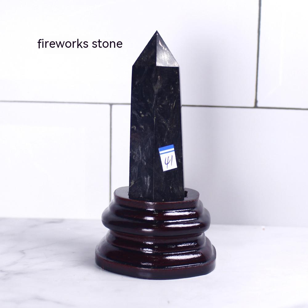 Natural Crystal Hexagonal Single-Pointed Rough, Ore, Crystal Column, Custom-Made Base, Home Decoration